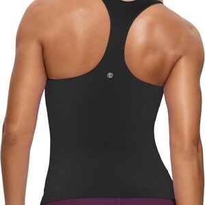 CRZ YOGA Black Racerback Athletic Tank Top